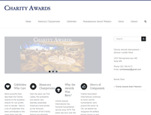 Tablet Screenshot of charityawards.com